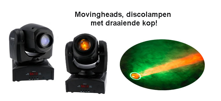 Movinghead discolampen huren SDC verhuur