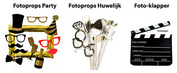 Fotoprops en Filmklapper