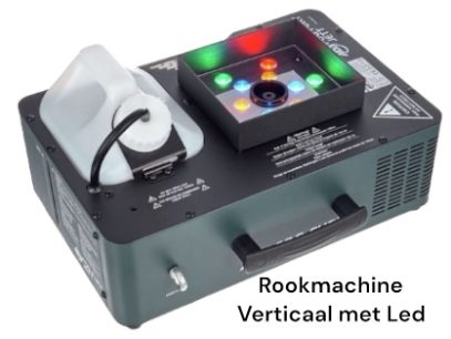 Huur DJ Fog verticale rookmachine met LEDs bij SDC-Verhuur