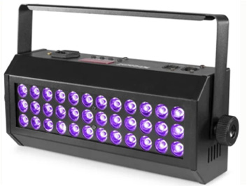 Blacklight LED Light voor verhuur bij SDC Verhuur, krachtige UV-verlichting met gratis verzending in heel Nederland."